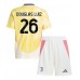 Juventus Douglas Luiz #26 Bortedraktsett Barn 2024-25 Kortermet (+ Korte bukser)